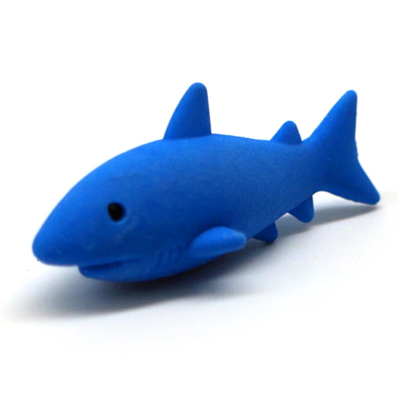 Fun Экспресс Акула укладки ластик для детей подарки на день рождения джунгли вечеринок полосы