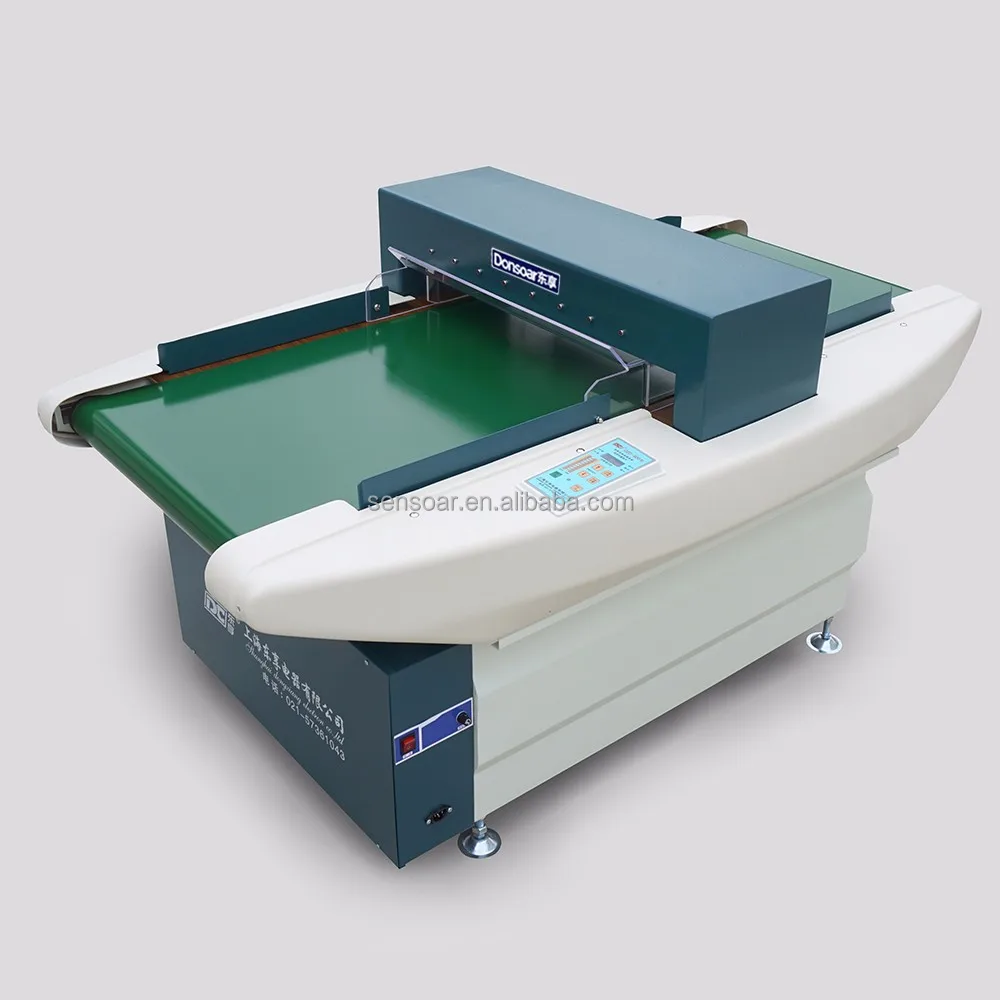 QZD-600 Conveyor belt needle detector metal detector for textile industry