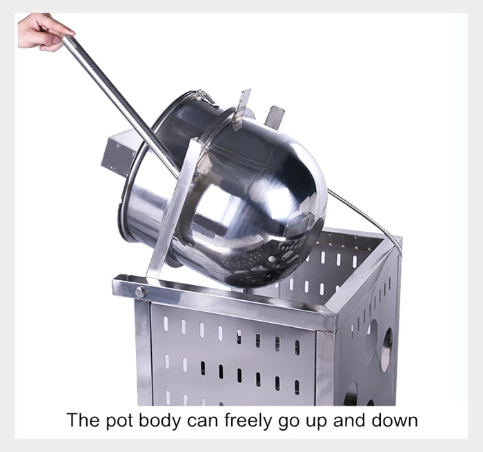 China factory sweet popcorn machine for vending flavored/caramel popcorn