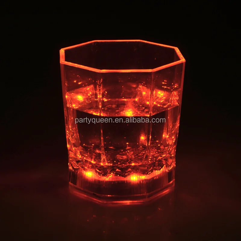 LED lighting whiskey wine cup for bar
