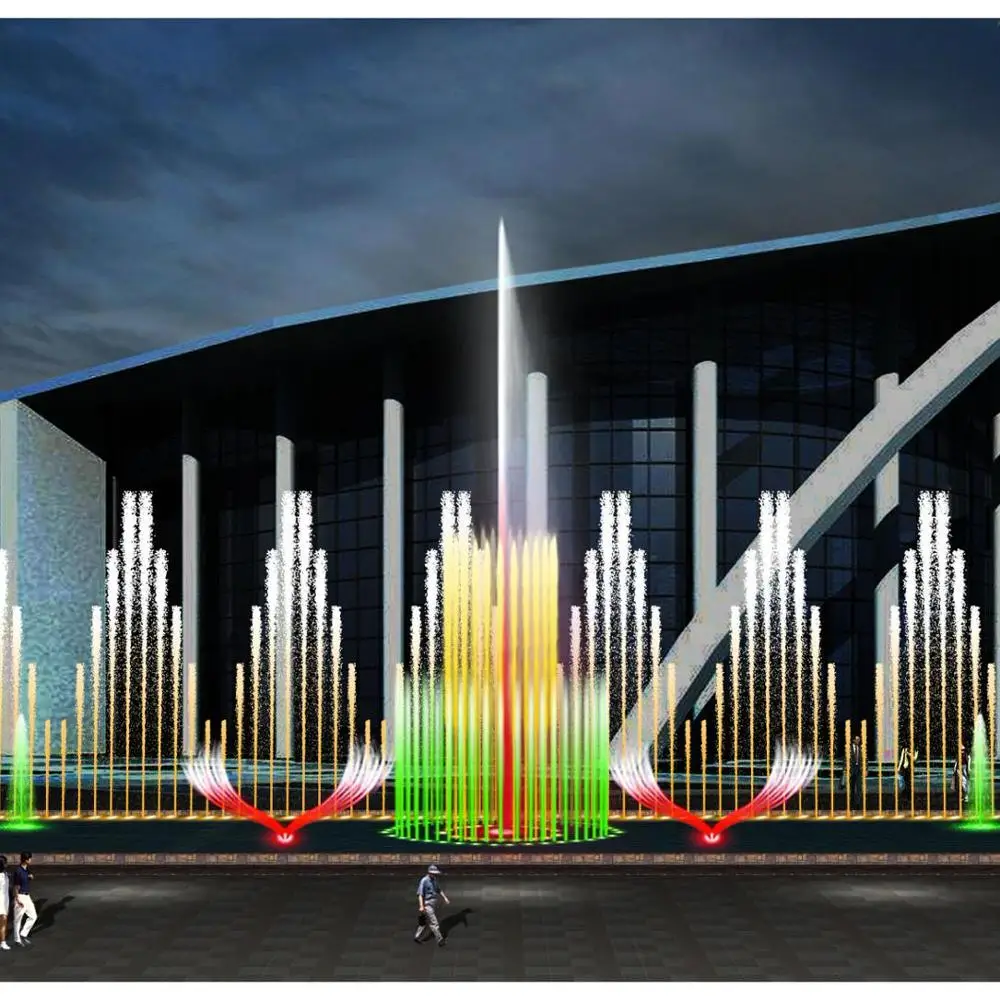 Фонтан музыки ландшафтный