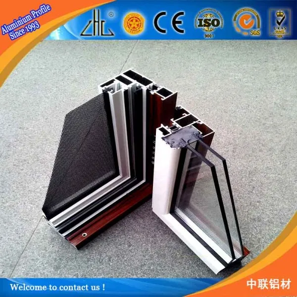 OEM powder coating aluminium doors and windows , pictures aluminum window and door , FOB price of aluminium sliding window