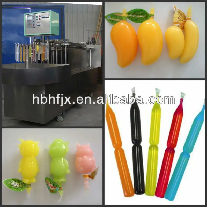 ice pop with plastic tube filling packing for jelly juice sealing machine