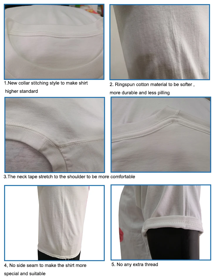 
Manufacturers China Men T Shirts Wholesale Cheap Oversized Tshirt Blank White Shirt 