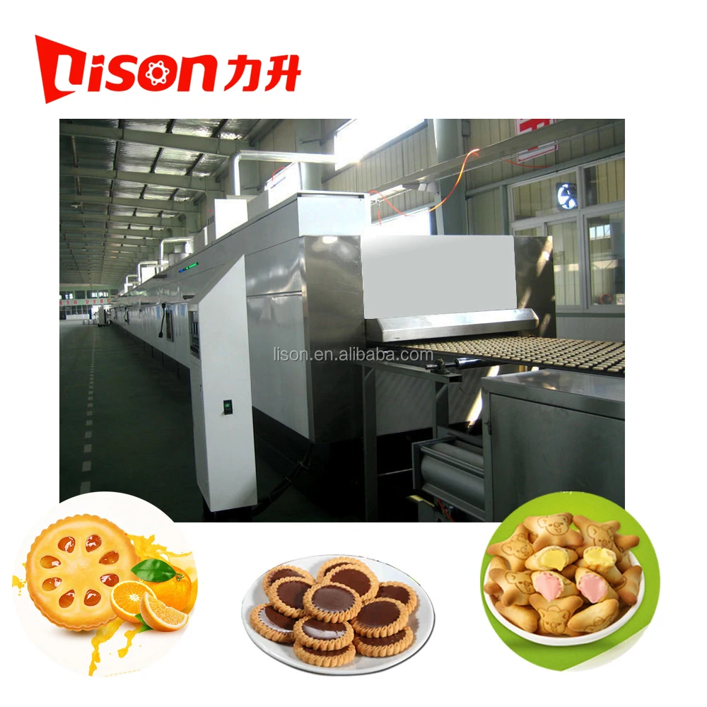 Factory price automatic industrial hard and soft biscuit production line price