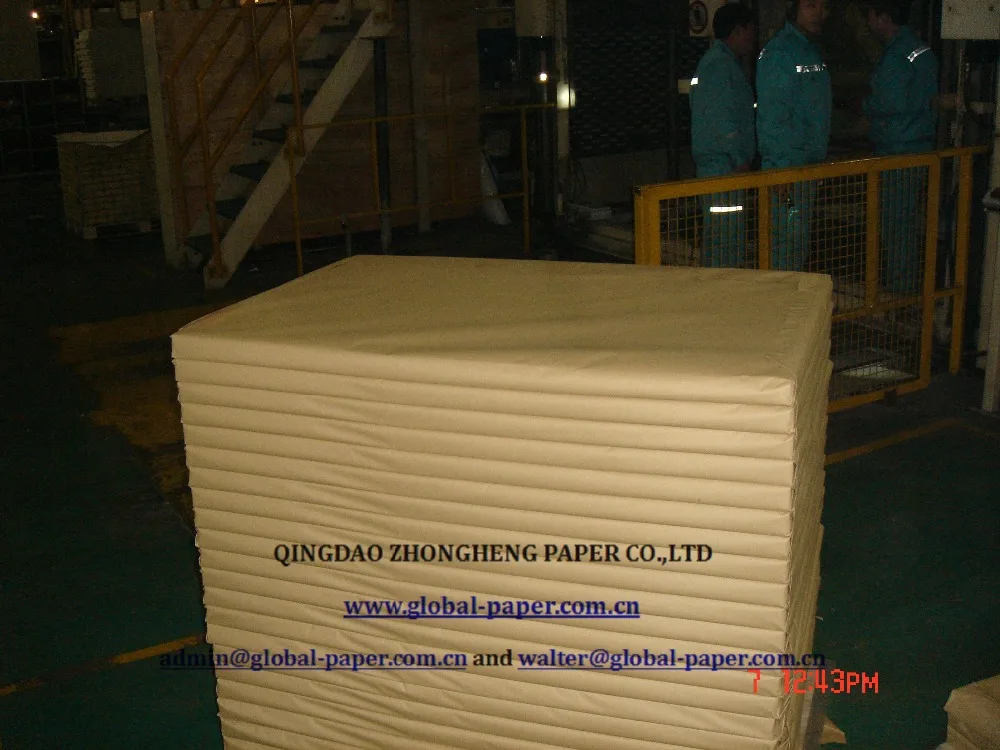 White card board/Cartulina triplex 170gsm