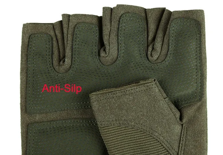 Tactical Gloves Half Finger Black Can Be Customized With Logo
