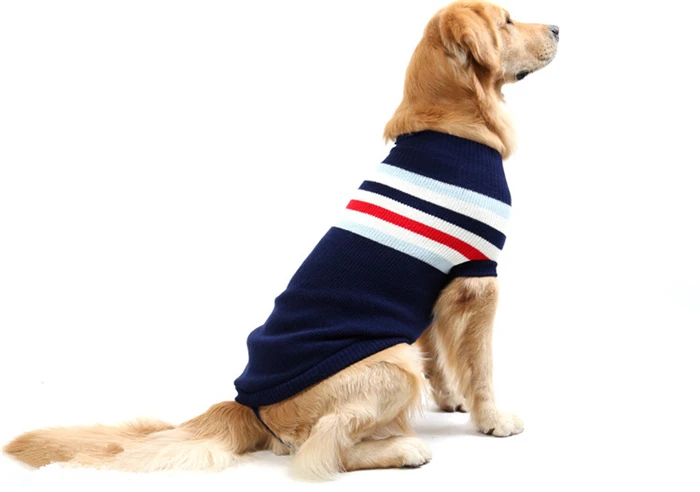 Winter Warm Extra Polyester Large Dog Sweaters for Big Dogs 2 Colors