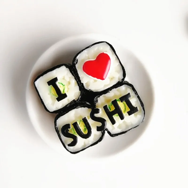 Japanese Sushi Thunder lanterns Creative Tourist Souvenirs Resin Fridge Magnet