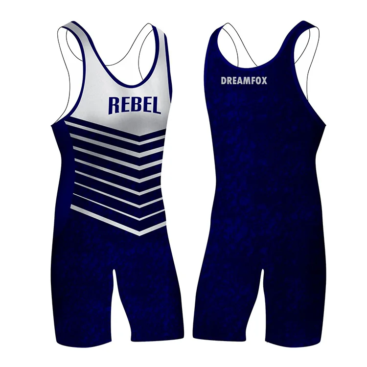 latest slim fit wrestling singlet design for sale, wholesale custom full sublimation team logo wrestling singlet jersey for men