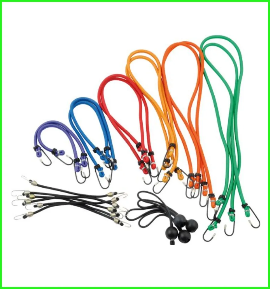 elastic cord with metal barbs