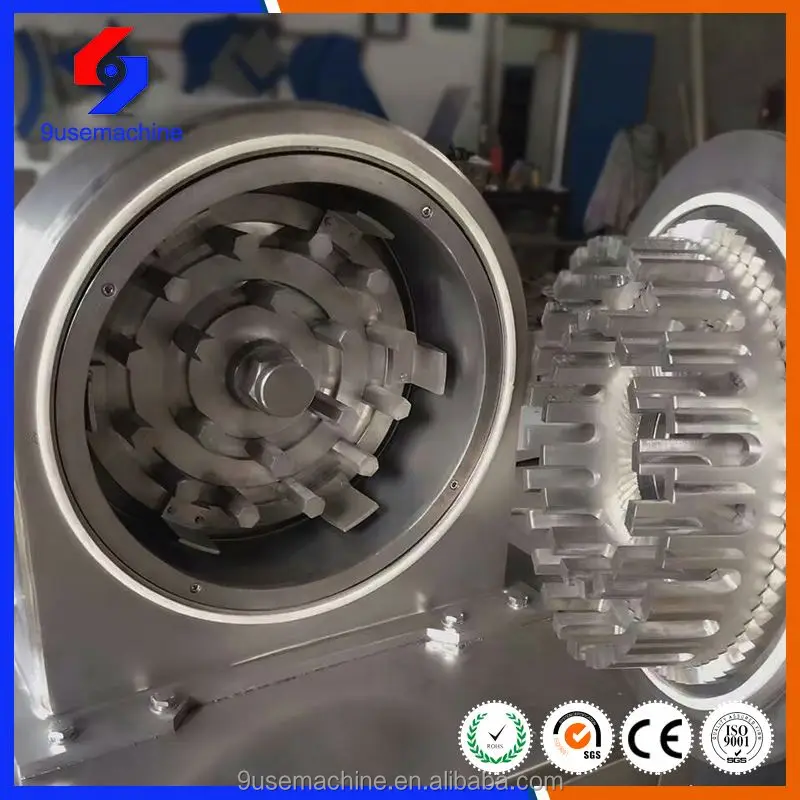 Industrial Spice Pulverizing Machine With Cyclone Chili Icing Sugar Salt Universal Crusher