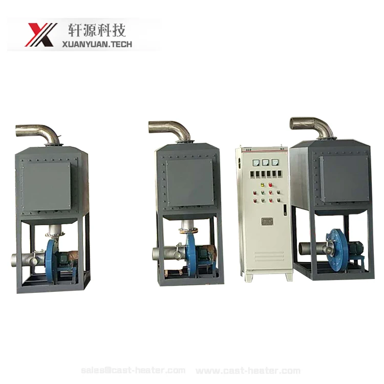 industrial electric gas hot air duct heater