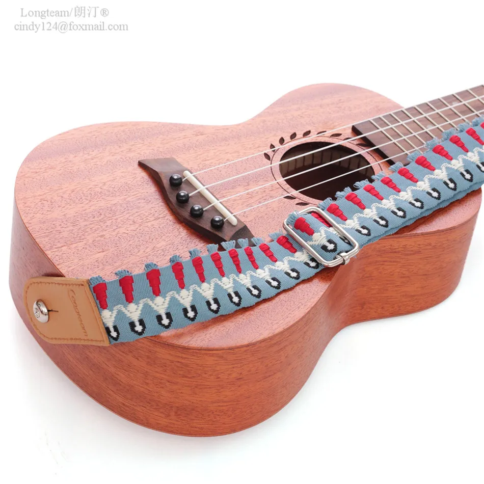 
hawaii style ukulele strap hawaii 4 strings guitar embroidery style ukulele straps belt 