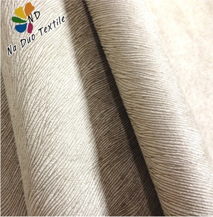 China golden supplier organic foam backed faux suede fabric