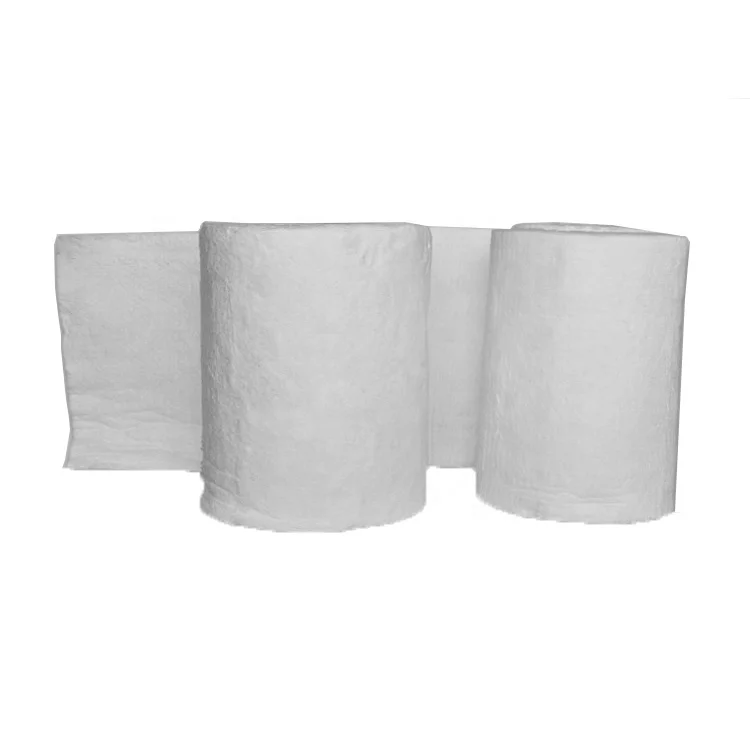 refractory wool 1400 celsius thermal insulation high aluminum silicate ceramic fiber blanket for heating furnace fireproof