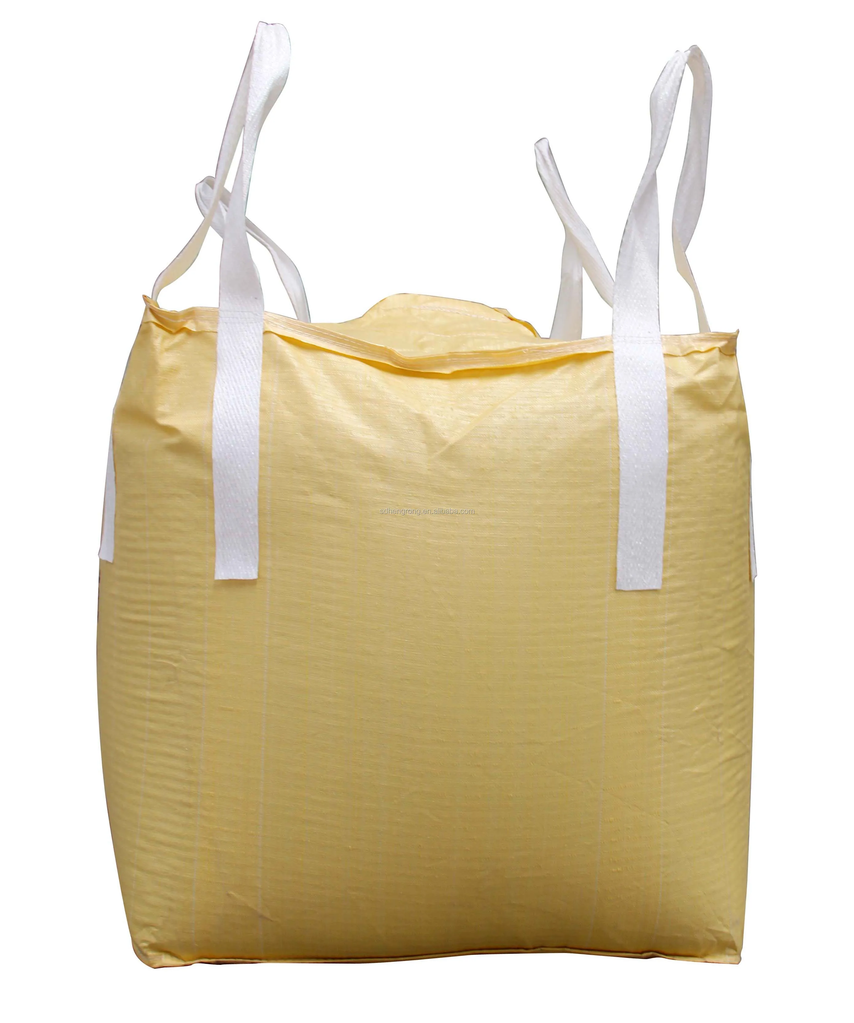 1000kg High quality UV treated China circular PP big Jumbo bag FIBC fully belt type packing for building material and