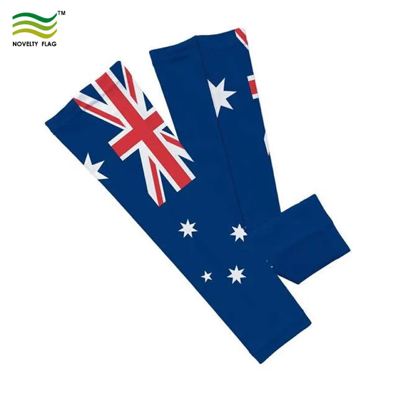 Custom Logo Spandex Arm Covers Breathable Skin-friendly Cycling Arm Sleeves