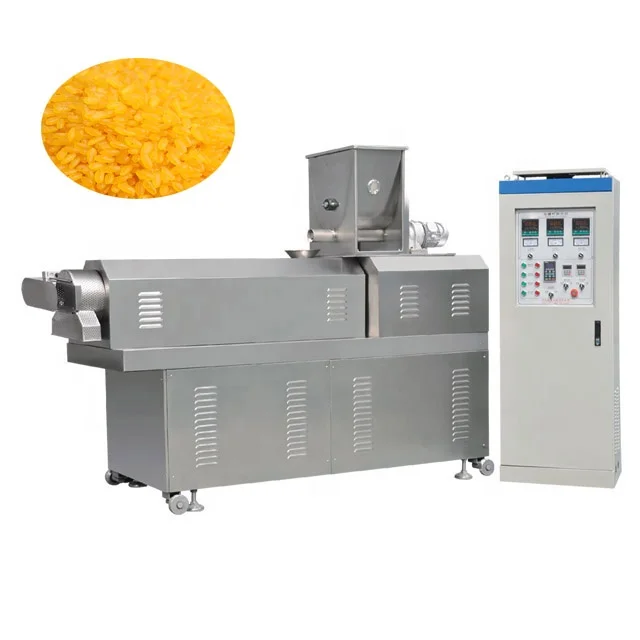 High output easy operation artificial rice making machine FRK plant rice whole line