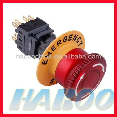 Illuminated Emergency Stop Push Button Switch