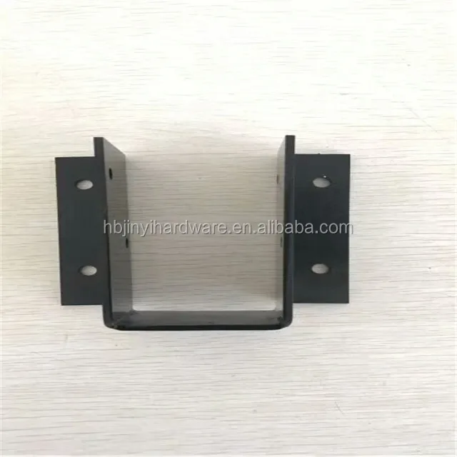 Черная окрашенная перекладина для деревянного соединителя