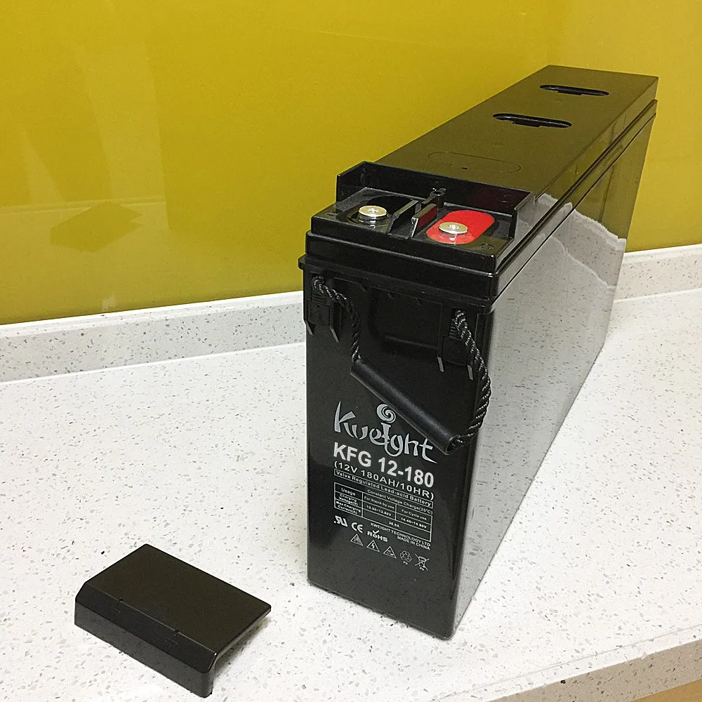 Telecom slim battery 12V170AH 180AH 190AH 200AH Front access battery