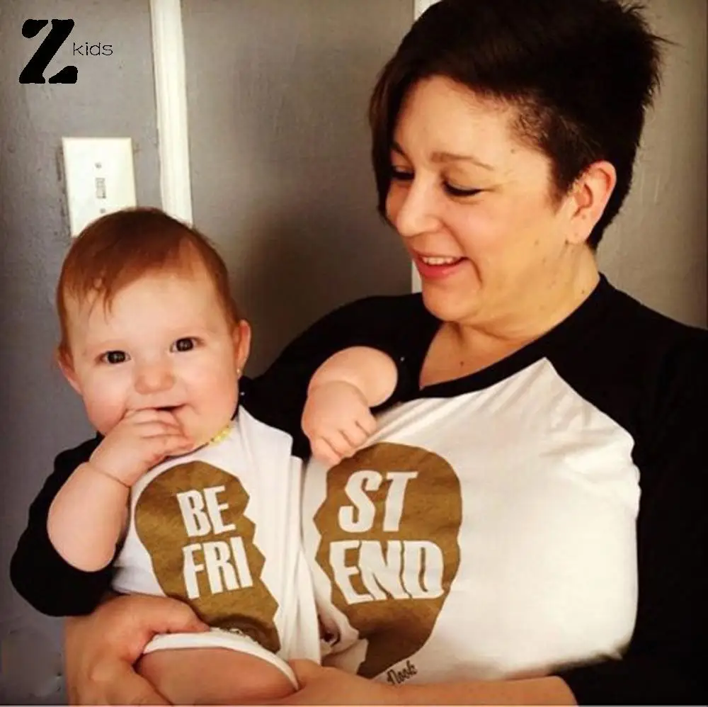 Hot Sale 2016 Spring Summer T Shirt Women Tees Shirt 100 Cotton Mother Daughter Clothes Boy