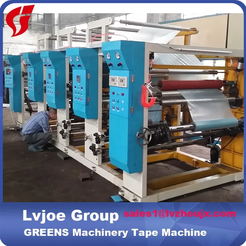 Fully Automatic Computerized Color Register Rotogravure/Gravure Printing Machine