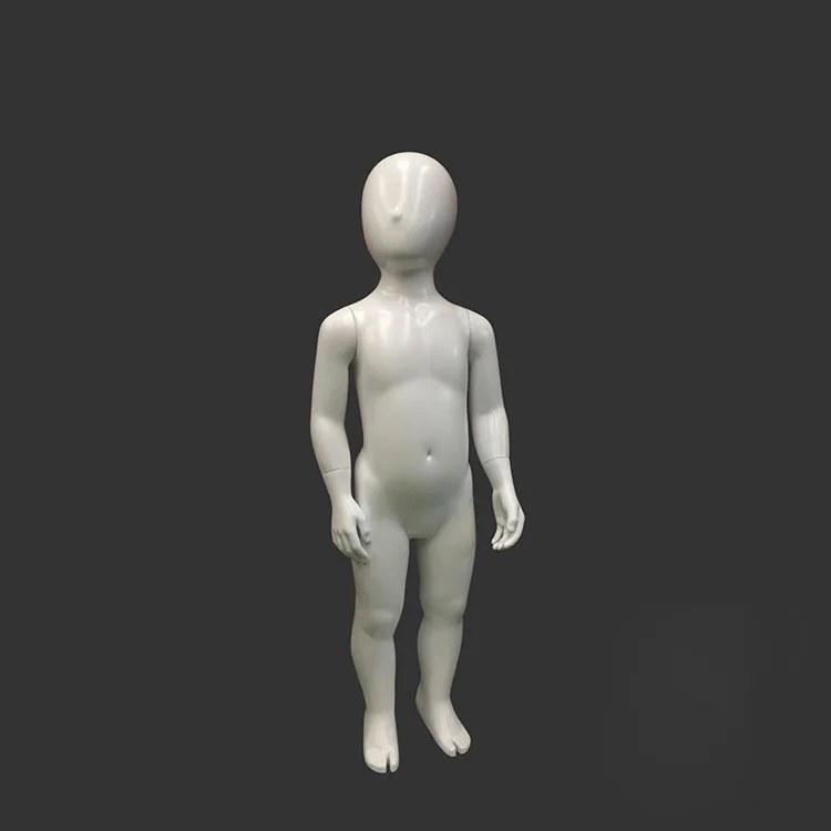 Child Display Clothes Mannequin White Boy Model Full Body Kids Plastic Standing Child Full Body Mannequin For Clothing