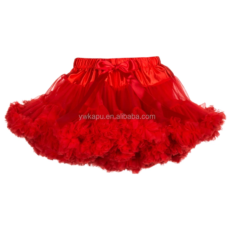 Wholesale fluffy tutu skirt for girls baby children tulle skirt 1 year old baby clothes