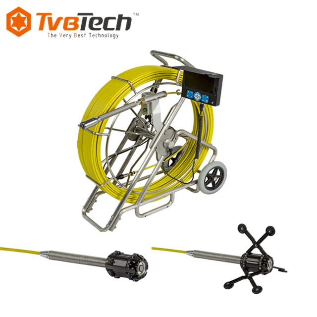 Plumbing Push Camera with Meter Counter Pipe Inspection Camera Sewer Rods Camera For Sale