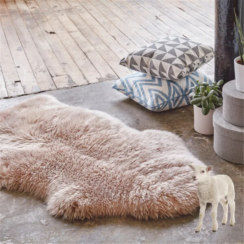 Wholesale price colorful wool fur blanket rugs and carpets made luxurious furs