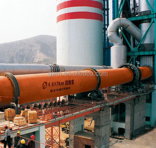 5000 t/d Вращающаяся печь для производства цемента