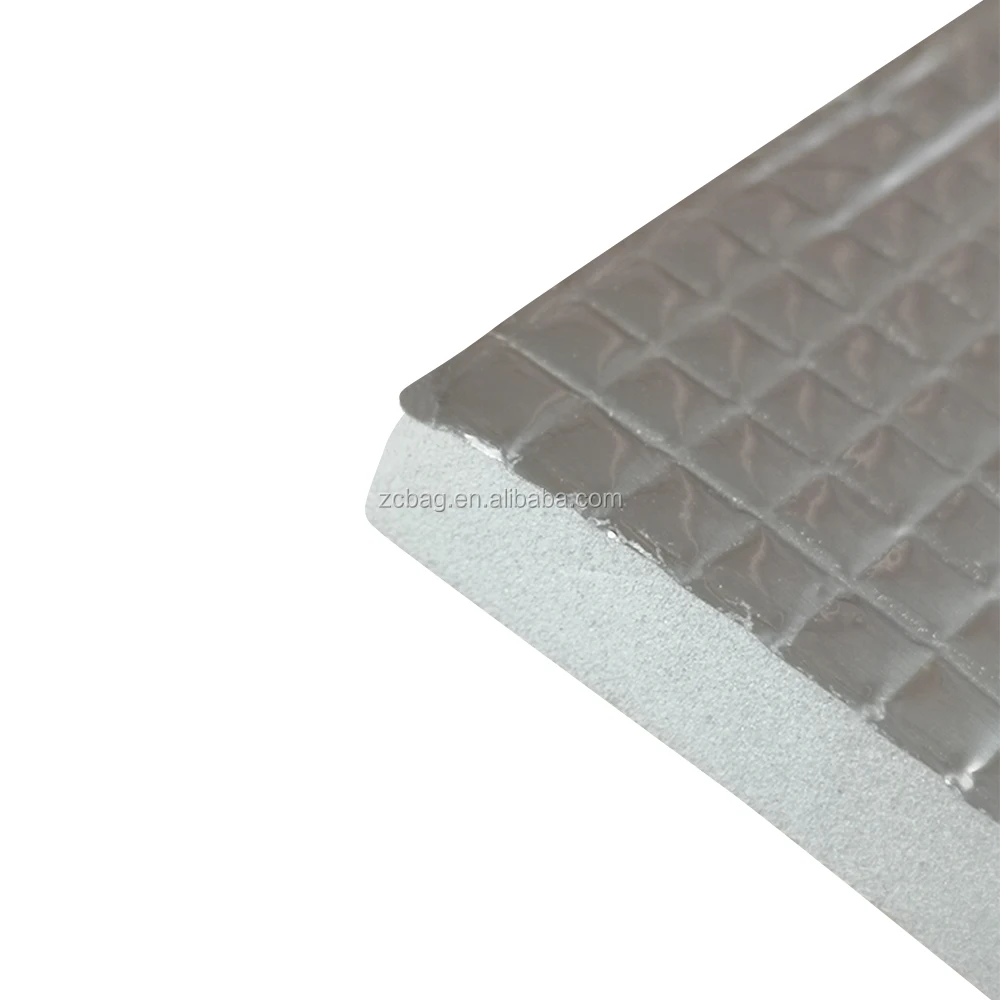 Self adhesive aluminum foil foam insulation soundproof and fireproof polyethylene foam sheet