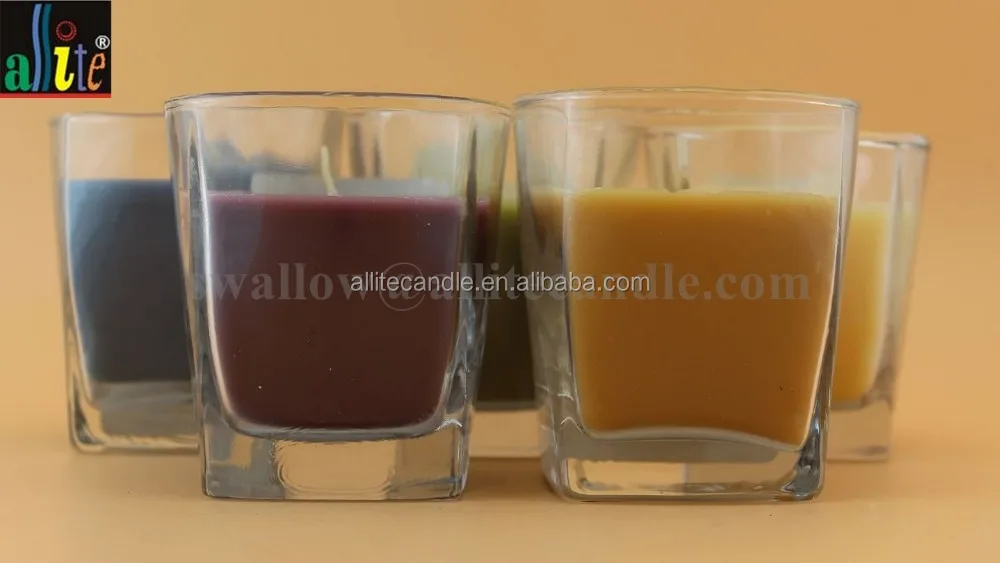 
The Most Popular Customized Colored Scented Luxury Glass Jar Candle with Aroma 