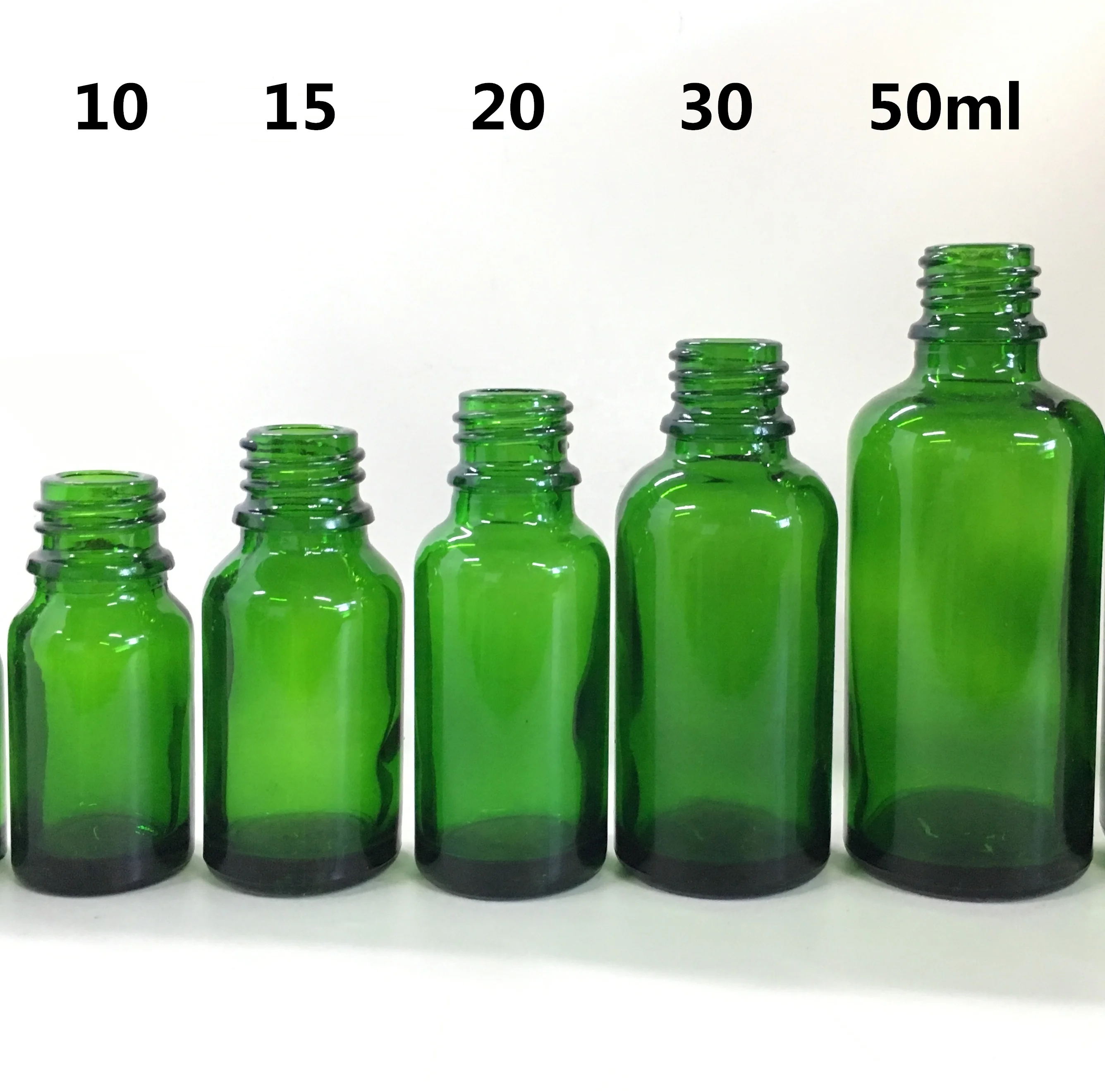 30ml green essential oil glass bottle, glass bottles for essential oils,5ml 10ml 15ml 20ml 30ml 50ml 100ml