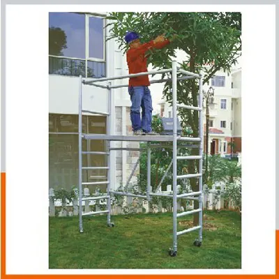 Z TYPE  Folding Mobile Aluminum Scaffold W/ or W/O Guardrail system for Sale (60834160919)