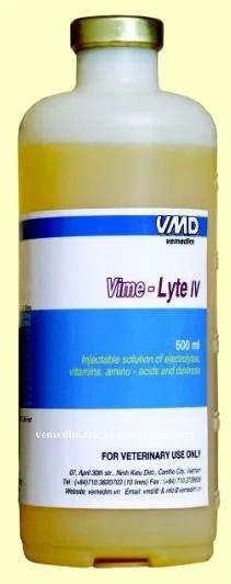 Vietnam GMP certified Multivitamin injection for Pet, Dog , Cat, Vime Lyte IV