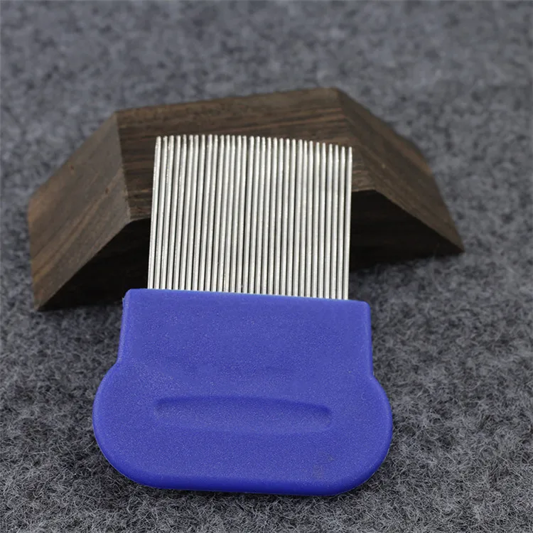 Factory custom hair combs stainless steel wholesale metal hair comb