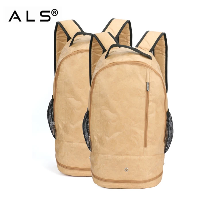 
Waterproof Tyvek Bag Paper Backpack Round Shaped Large Capacity Tyvek Backpack 