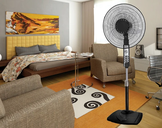 
Hot selling electric stand fan with square base SF1683 