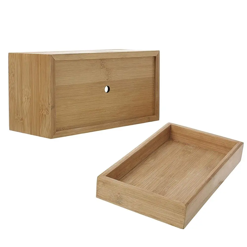 Wooden Plant Seeds Box, Indoor Outdoor Windowsill Kitchen Garden Herb / Flower Planter Trough
