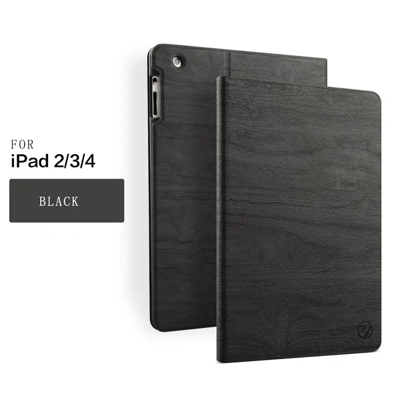 Shockproof tree texture Pu leather magnetic tablet cover for ipad 234cases for ipad 4th generation case