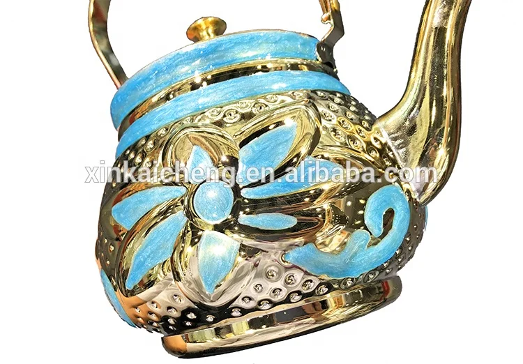 High Quality Arabic Style Stainless Steel Hot Water Kettle Teapot Set Eco-Friendly Turkish Design Coffee Drinkware New Release