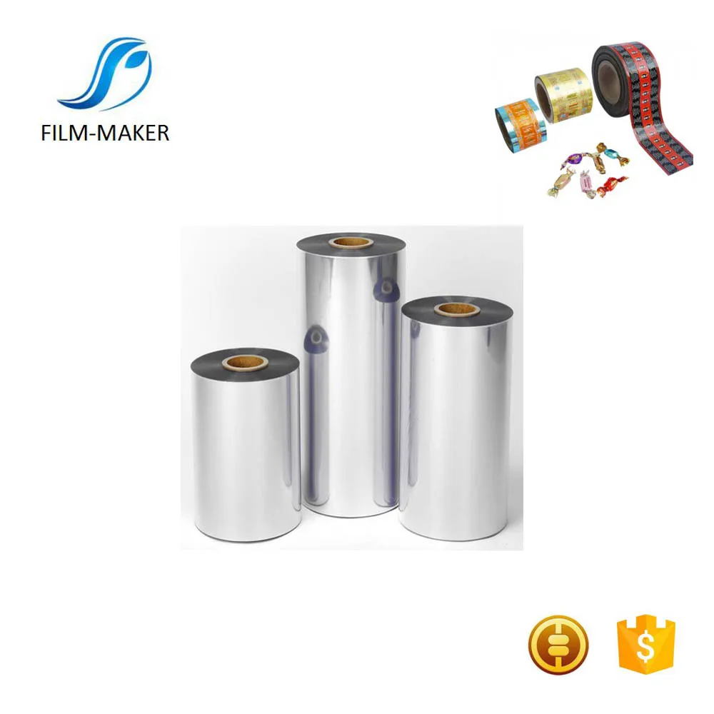 Metallized Twist PVC Wrap Film With Colours