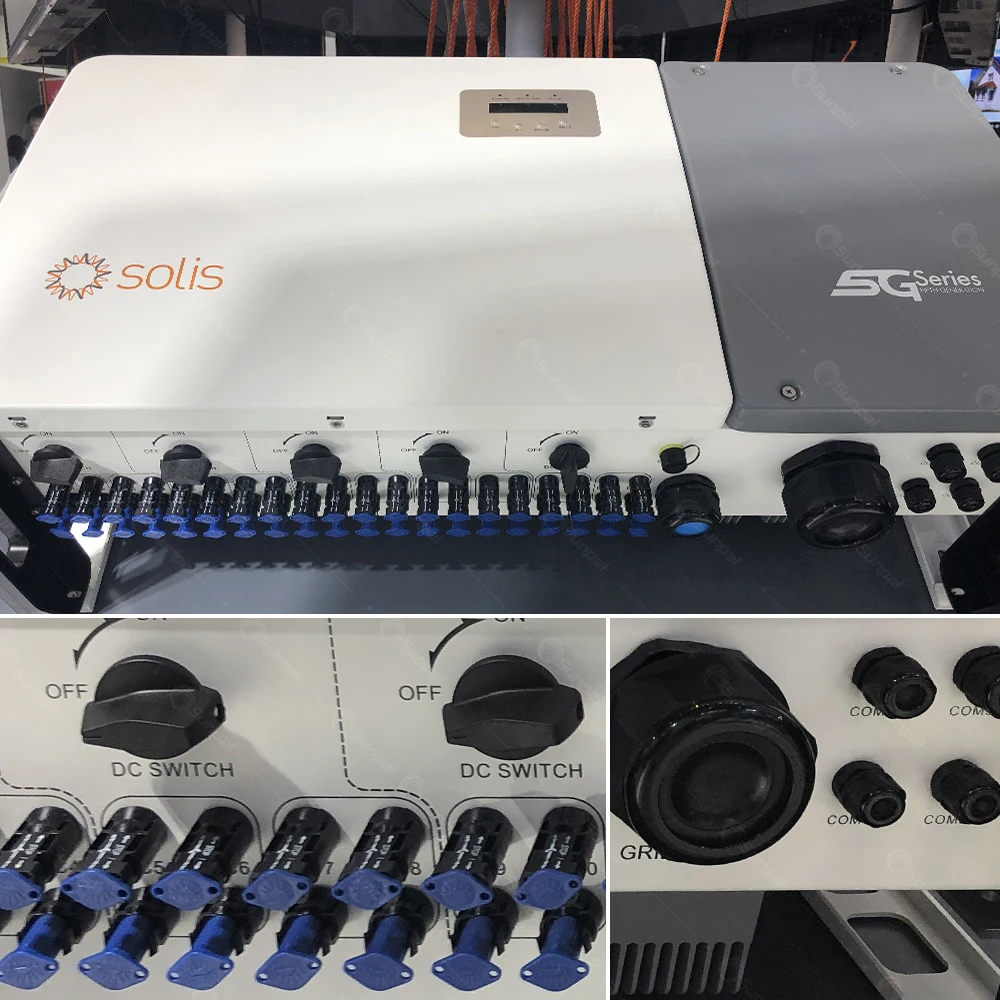 Solis 5G 50K 50Kw Pv Grid-Tied Solar Power Inverter 3-Phase