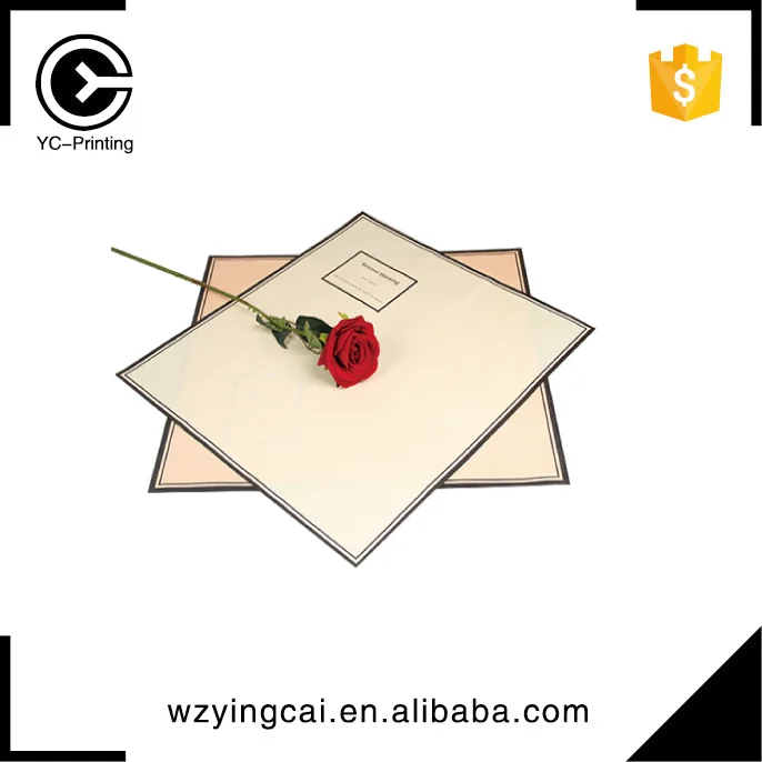 
Luxury colorful flower cellophane cellophane wrapping glass paper 