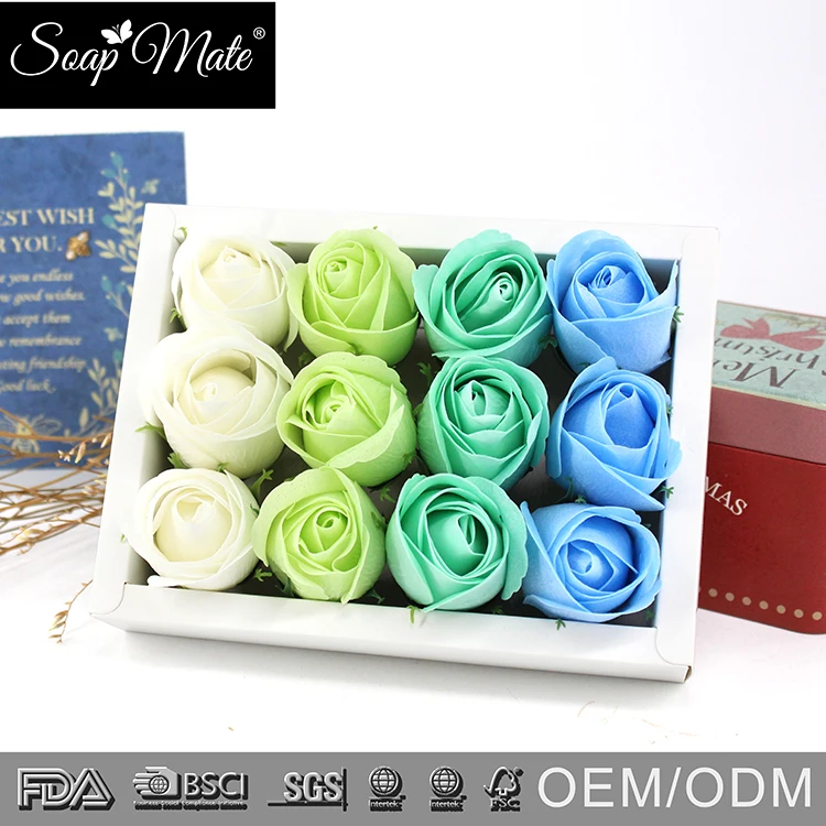 Bath Natural Soap Flower / Manufacturer Soap Handmade Glycerine Rose Flower Paper Soaps