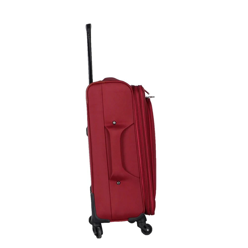 Expandable fabric travel luggage sets factory price Trolley Suitcase promotional trolley luggage