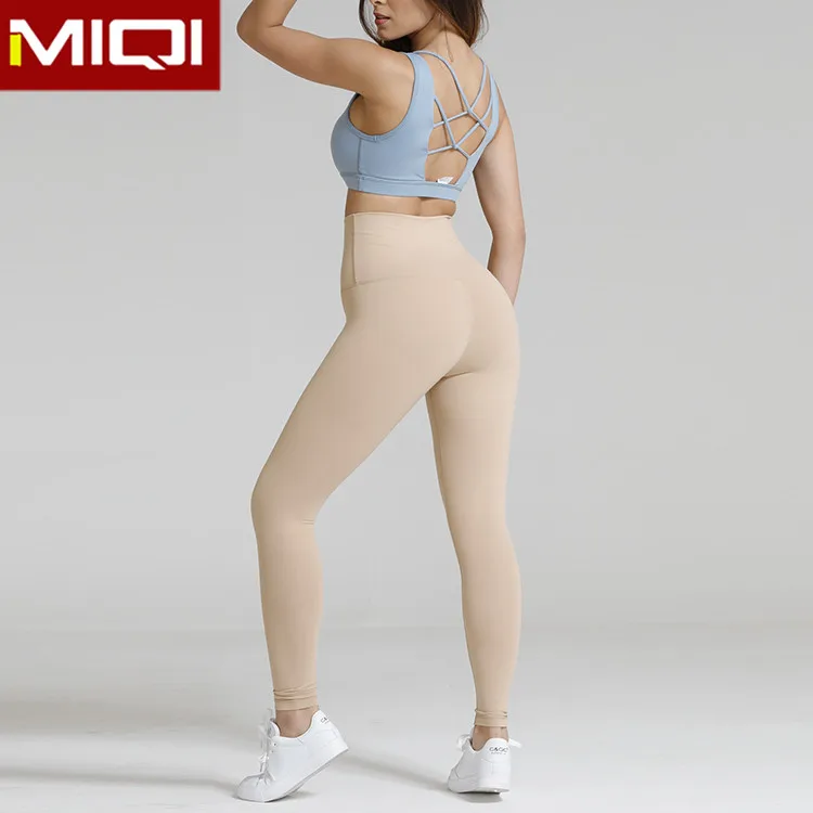 Private Label High Waist Booty Scrunch Women Yoga Pants Wholesale Custom Activewear Tummy Control Leggings